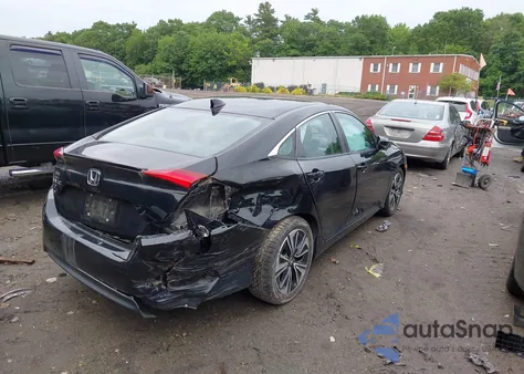 2017 Honda Civic Ex-L из США, поврежденный, VIN 2HGFC1F76HH639455